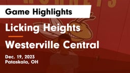 Licking Heights  vs Westerville Central  Game Highlights - Dec. 19, 2023