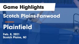 Scotch Plains-Fanwood  vs Plainfield  Game Highlights - Feb. 8, 2021