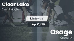 Matchup: Clear Lake High vs. Osage  2016