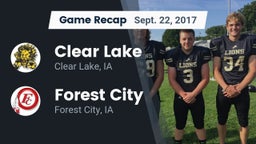 Recap: Clear Lake  vs. Forest City  2017
