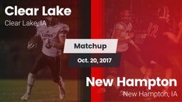 Matchup: Clear Lake High vs. New Hampton  2017