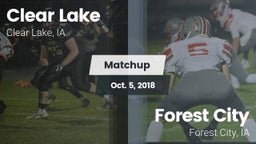 Matchup: Clear Lake High vs. Forest City  2018