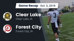 Recap: Clear Lake  vs. Forest City  2018