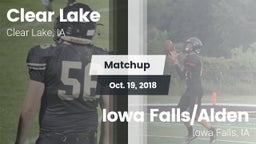 Matchup: Clear Lake High vs. Iowa Falls/Alden  2018