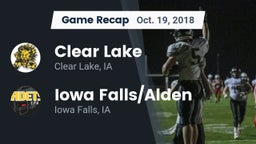 Recap: Clear Lake  vs. Iowa Falls/Alden  2018