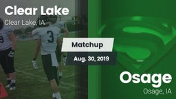 Matchup: Clear Lake High vs. Osage  2019