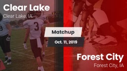 Matchup: Clear Lake High vs. Forest City  2019