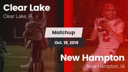 Matchup: Clear Lake High vs. New Hampton  2019