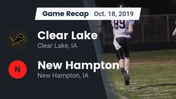 Recap: Clear Lake  vs. New Hampton  2019