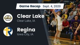 Recap: Clear Lake  vs. Regina  2020