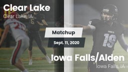 Matchup: Clear Lake High vs. Iowa Falls/Alden  2020