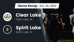 Recap: Clear Lake  vs. Spirit Lake  2020