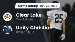 Recap: Clear Lake  vs. Unity Christian  2021