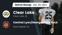 Recap: Clear Lake  vs. Central Lyon/George-Little Rock  2021