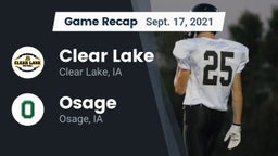 Recap: Clear Lake  vs. Osage  2021