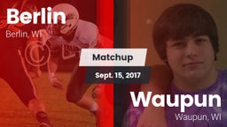 Matchup: Berlin  vs. Waupun  2017