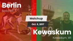 Matchup: Berlin  vs. Kewaskum  2017