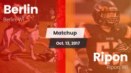 Matchup: Berlin  vs. Ripon  2017