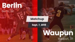 Matchup: Berlin  vs. Waupun  2018