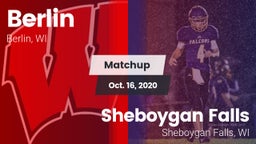Matchup: Berlin  vs. Sheboygan Falls  2020