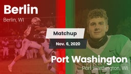Matchup: Berlin  vs. Port Washington  2020