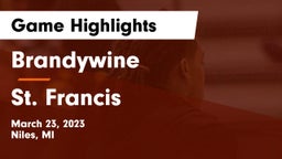 Brandywine  vs St. Francis  Game Highlights - March 23, 2023