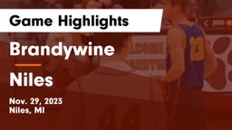 Brandywine  vs Niles  Game Highlights - Nov. 29, 2023