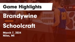 Brandywine  vs Schoolcraft  Game Highlights - March 7, 2024