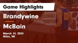Brandywine  vs McBain  Game Highlights - March 14, 2024