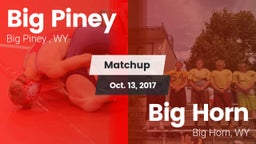 Matchup: Big Piney High vs. Big Horn  2017