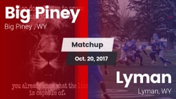 Matchup: Big Piney High vs. Lyman  2017