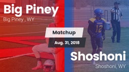 Matchup: Big Piney High vs. Shoshoni  2018