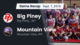 Recap: Big Piney  vs. Mountain View  2018