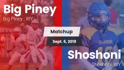 Matchup: Big Piney High vs. Shoshoni  2019