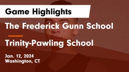 The Frederick Gunn School vs Trinity-Pawling School Game Highlights - Jan. 12, 2024