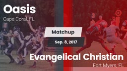 Matchup: Oasis  vs. Evangelical Christian  2017