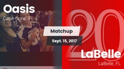 Matchup: Oasis  vs. LaBelle  2017