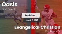 Matchup: Oasis  vs. Evangelical Christian  2018