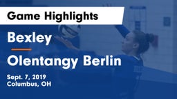 Bexley  vs Olentangy Berlin  Game Highlights - Sept. 7, 2019