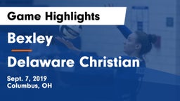 Bexley  vs Delaware Christian Game Highlights - Sept. 7, 2019