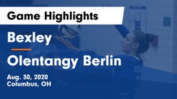 Bexley  vs Olentangy Berlin  Game Highlights - Aug. 30, 2020