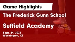 The Frederick Gunn School vs Suffield Academy Game Highlights - Sept. 24, 2022