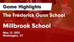 The Frederick Gunn School vs Millbrook School Game Highlights - May 13, 2023