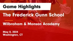 The Frederick Gunn School vs Wilbraham & Monson Academy  Game Highlights - May 8, 2024