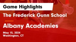 The Frederick Gunn School vs Albany Academies Game Highlights - May 15, 2024