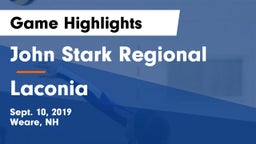 John Stark Regional  vs Laconia Game Highlights - Sept. 10, 2019