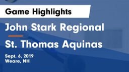 John Stark Regional  vs St. Thomas Aquinas  Game Highlights - Sept. 6, 2019