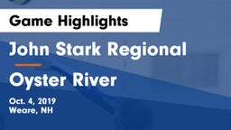 John Stark Regional  vs Oyster River  Game Highlights - Oct. 4, 2019