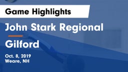 John Stark Regional  vs Gilford  Game Highlights - Oct. 8, 2019