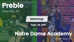 Matchup: Preble  vs. Notre Dame Academy 2017
